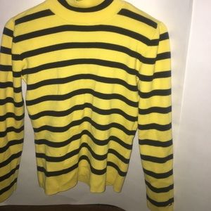 Tommy Hilfiger Black and yellow turtle neck